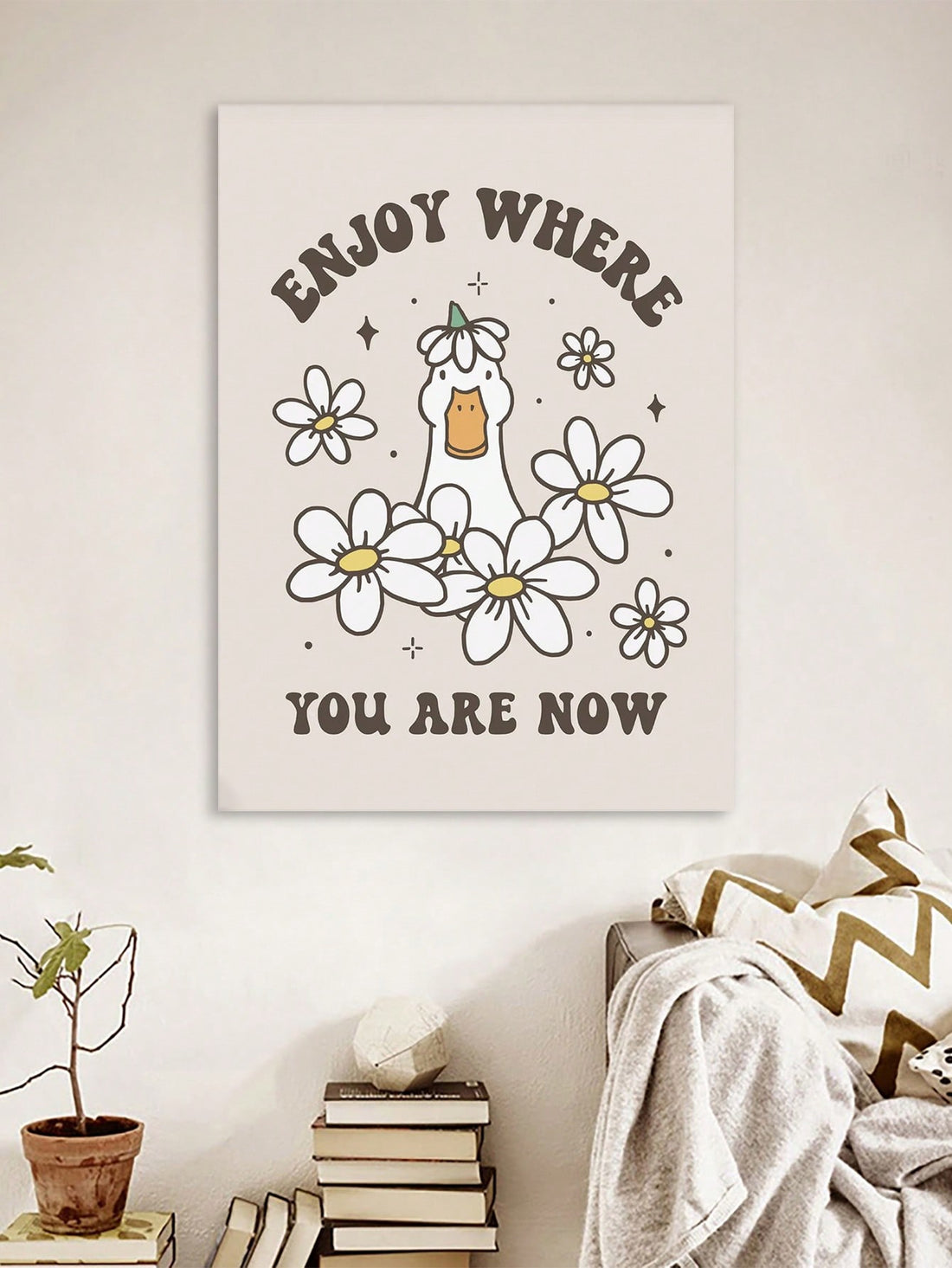 Travel back in time with our 70s vintage canvas art featuring an adorable frog, duck, and elf. Perfect for kids' bedrooms or living rooms, this poster print adds a touch of whimsy and nostalgia to any space. Made with high-quality materials, it's a durable and charming addition to any decor.