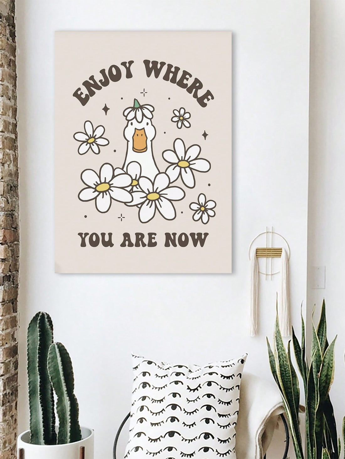 Travel back in time with our 70s vintage canvas art featuring an adorable frog, duck, and elf. Perfect for kids' bedrooms or living rooms, this poster print adds a touch of whimsy and nostalgia to any space. Made with high-quality materials, it's a durable and charming addition to any decor.