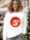 Get in the holiday spirit with our Christmas Snowman Print Sweatshirt! Featuring a festive snowman design, this sweatshirt is perfect for celebrating the season in style. Made with high-quality materials, it's both comfortable and stylish. Stay warm and spread cheer this winter with our Christmas sweatshirt.