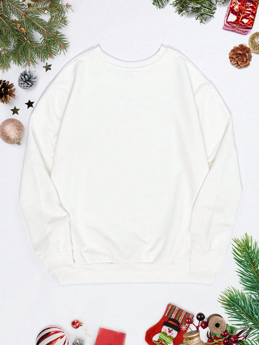 Christmas Snowman Print Sweatshirt: Celebrate the Festive Season in Style!