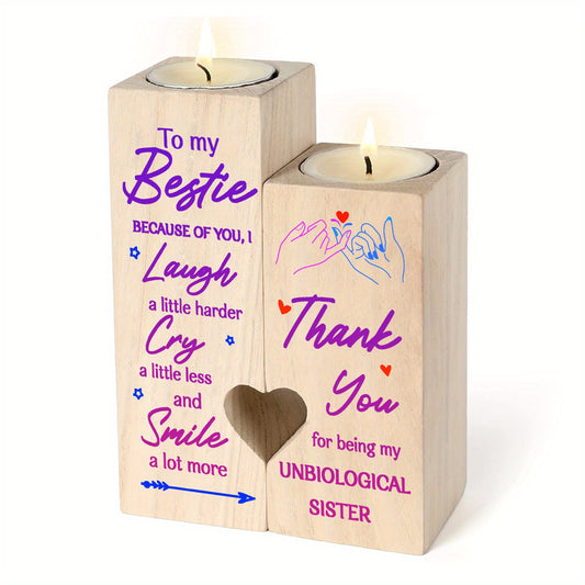 Bestie Candlestick Set: The Perfect Gift for Friendship and Sisterhood