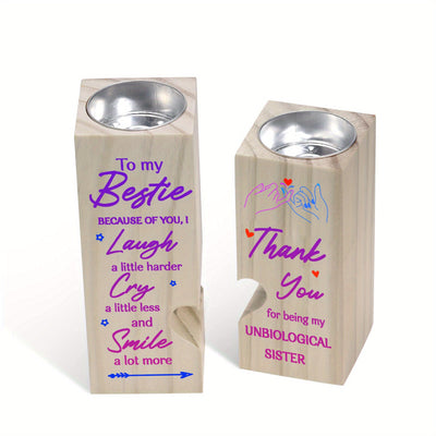 Bestie Candlestick Set: The Perfect Gift for Friendship and Sisterhood
