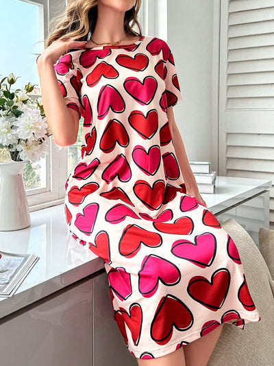 Heart Print Nightdress: The Perfect Pajama for Cozy Nights