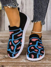 Independence Day Style: Women's Printed Slip-On Flat Shoes