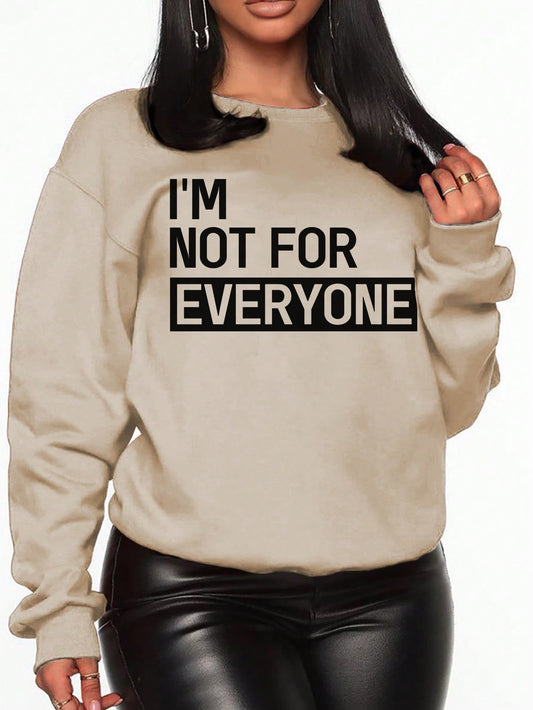 Elevate your casual style with our Plus Slogan Graphic Drop Shoulder Sweatshirt. Featuring a cozy yet chic design, this sweatshirt is perfect for any occasion. The drop shoulder cut adds a trendy touch while the slogan graphic adds a playful element. Stay comfortable and stylish all day long.