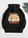 The Cute and Cozy: Cactus Letter Graphic Drawstring Thermal Lined Hoodie combines comfort and style in one. The thermal lining will keep you warm, while the drawstring allows for a perfect fit. With an adorable cactus letter graphic, this hoodie is not only functional but also fashionable.