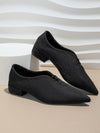 Sleek and Stylish: Women's Pointed Toe Flat Shoes with Slimming Effect