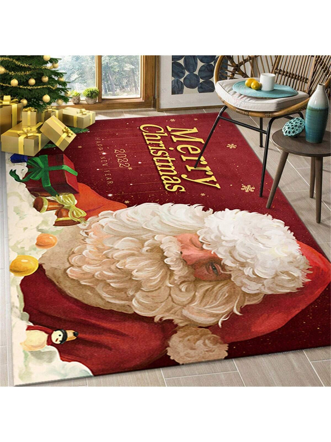 Welcome your guests with holiday cheer with our Cozy Christmas Greetings Door Mat. The festive design adds a touch of warmth to any entrance, while the durable material ensures long-lasting use. Make your home feel inviting this season with our door mat.