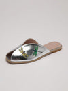 Dragonfly Embroidered Silver Flats: Add Glamour to Your Wardrobe