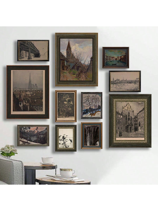 Elevate your modern home decor with this 11-piece set of Vintage European Architecture Canvas Posters. Featuring stunning designs and high-quality canvas material, these posters will add a touch of sophistication to any room. Perfect for architecture enthusiasts and those looking for a unique and elegant addition to their home.