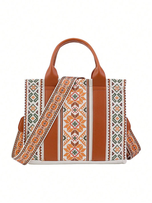 Bohemian Totem Tote Bag: Vintage Handbag for Stylish Women on the Go!