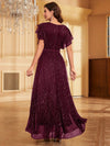 Belle of the Ball: Elegant and Gorgeous Cocktail Dress Adorned with Ruffles