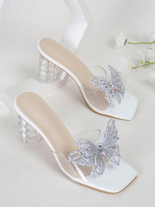 These rhinestone butterfly high heel <a href="https://canaryhouze.com/collections/women-canvas-shoes" target="_blank" rel="noopener">sandals</a> are not just fashionable, but also a unique choice for women who want to stand out. With stunning rhinestone embellishments and a chic butterfly design, these sandals are perfect for fashion-forward women who want to make a statement. Elevate your style with these elegant and eye-catching sandals.