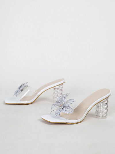 Rhinestone Butterfly High Heel Sandals: A Chic and Unique Choice for Fashion-Forward Women