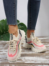 Explore in Style with Women's Outdoor Round Toe Casual Sneakers