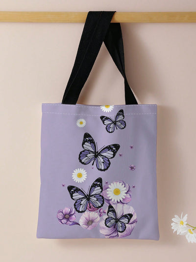 Introducing the Chic Retro Butterfly Handbag, a stylish and versatile addition to any woman's wardrobe. This double-sided shoulder bag features a unique butterfly pattern that adds a touch of elegance to any outfit. With plenty of room for your essentials, it's the perfect accessory for any occasion. Expertly crafted with high-quality materials, this <a href="https://canaryhouze.com/collections/canvas-tote-bags" target="_blank" rel="noopener">bag</a> is both fashionable and functional.