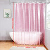 Pretty in Pink: Irregular Shape Transparent Shower Curtain - Multiple Sizes Available