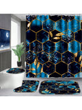 Experience luxury with our Sky Blue Honeycomb Marble 4-Piece <a href=
