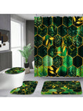 Expertly designed for a luxurious bathroom experience, our Green Honeycomb Marble 4-Piece set includes a <a href=