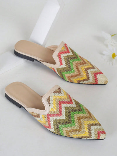 Step into the holiday season with colorful flair in our stylish woven grass pointed toe flats for women. The unique design adds a touch of holiday charm, perfect for any festive occasion. Crafted with comfort in mind, these flats are a must-have for the holiday season.