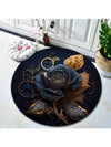Charming Rose Flower Round Carpet: A Delicate Touch of Elegance for Your Home Decor