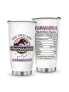 Motherhood Is A Walk In The Park: Mamasaurus Tumbler - 20oz Stainless Steel Mug for Mom