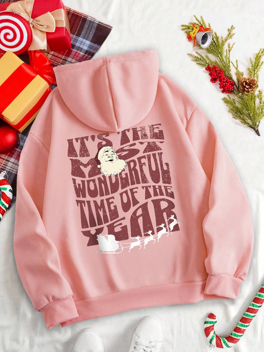 Stay warm and festive this holiday season with our Christmas Printed Fleece Drawstring Hoodie. Made with soft and cozy fleece, this hoodie features a unique festive print and a convenient drawstring hood for added warmth. Perfect for your holiday gatherings or cozy nights at home.