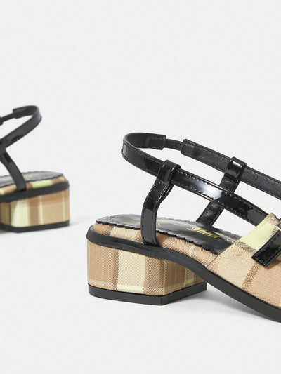 Chic and Comfortable: Square Buckle Square Toe Flat Shoes for Daily Wear