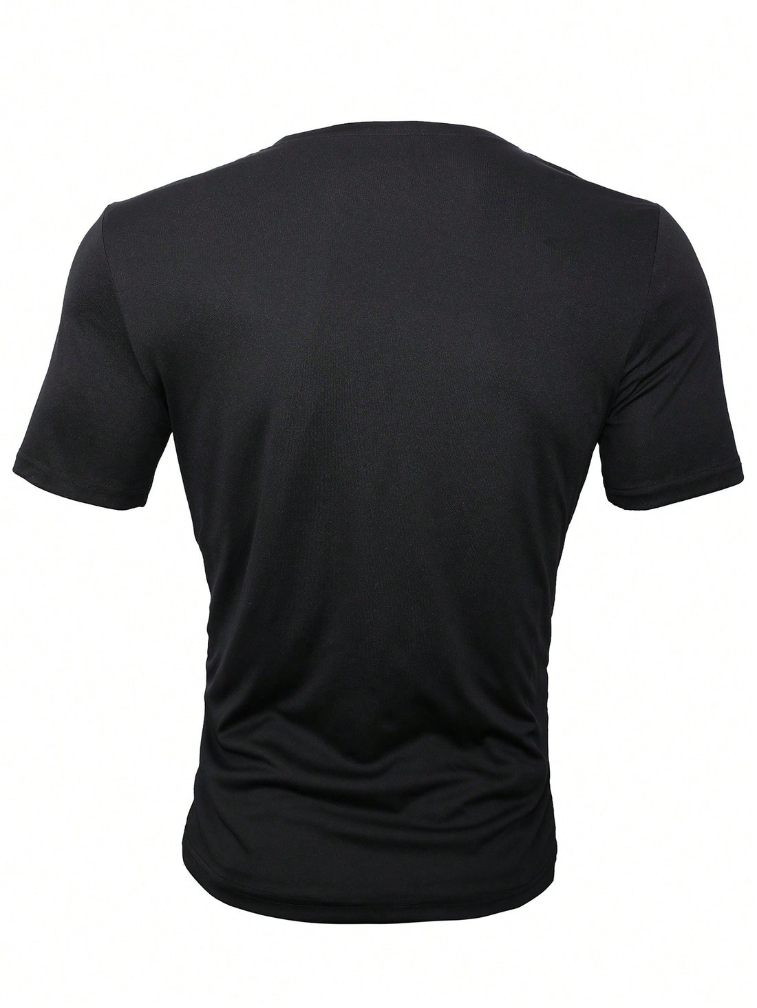 Stylish Men's Black Christmas Letter Printed T-Shirt: A Festive Wardrobe Essential