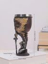 Medieval Dragon Sword Cup: Gothic Wine Goblet for Bars, Clubs, and Restaurants