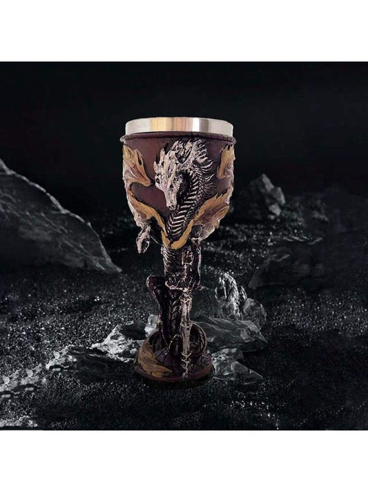 Medieval Dragon Sword Cup: Gothic Wine Goblet for Bars, Clubs, and Restaurants