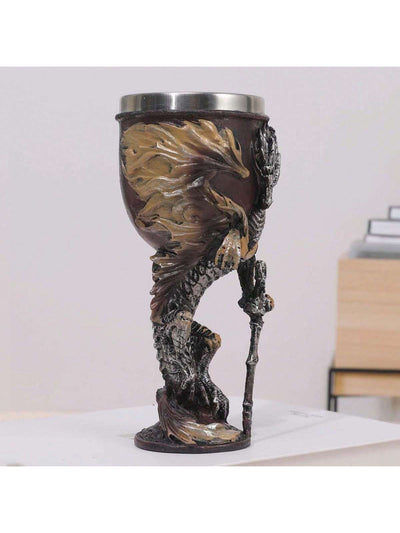 Medieval Dragon Sword Cup: Gothic Wine Goblet for Bars, Clubs, and Restaurants