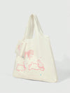 Adorable Rabbit 2pc Set: Storage Bag & Coin Purse - Perfect for Shopping!