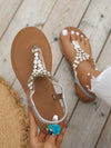 Roman Style Beaded Sandals: Chic, Lightweight, and Stylish for Parties