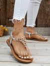 Roman Style Beaded Sandals: Chic, Lightweight, and Stylish for Parties