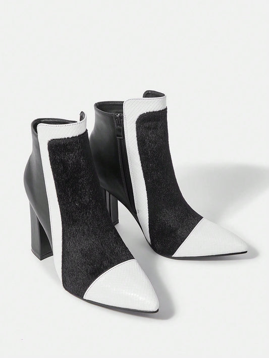 Stay warm and stylish this fall and winter with our Cozy and Stylish Pointed Toe Short <a href="https://canaryhouze.com/collections/women-boots" target="_blank" rel="noopener">Boots</a>. Crafted with a chunky heel for added comfort and stability, these boots will elevate any outfit while keeping your feet cozy. Perfect for any occasion, they are a must-have for the fashion-forward individual.