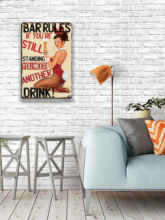 Expertly crafted, this Vintage Tin Sign is a must-have for vintage lovers. The <a href="https://canaryhouze.com/collections/metal-arts" target="_blank" rel="noopener">funny metal</a> wall art adds a touch of humor to any space, making it perfect for bars and coffee shops. Its vintage charm is sure to catch the eye of any passerby.