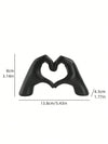 Resin Hand Gesture Heart Shape Ornament: Spread Love with Style