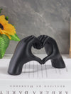 Resin Hand Gesture Heart Shape Ornament: Spread Love with Style