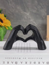 Resin Hand Gesture Heart Shape Ornament: Spread Love with Style