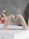 Resin Hand Gesture Heart Shape Ornament: Spread Love with Style