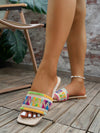 Colorful Embroidered Flat Sandals: The Ultimate Summer Style Statement