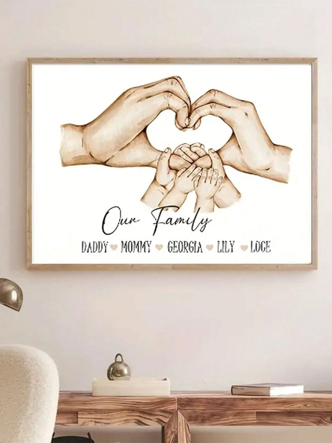 Add a personal touch to your home with our Personalized Family Name Canvas Painting. Celebrate your family with a unique and heartwarming addition to your decor. This canvas painting will bring an extra dose of love and warmth to your home.