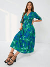 Boho Chic Vibes Flared Sleeve Dress