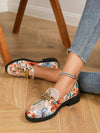 Colorful Mesh Flats with Mixed Metal Buckle