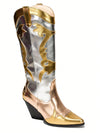 Multicolor Pointy Toe Cowboy Boots: Add a Pop of Color to Your Western Style