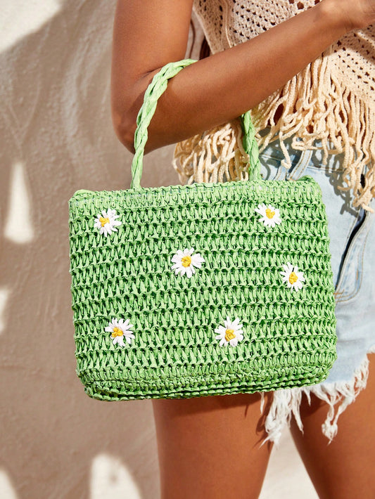 Introducing the Summer Bliss Floral Design Square Single Shoulder <a href="https://canaryhouze.com/collections/canvas-tote-bags" target="_blank" rel="noopener">Bag</a>, perfect for beach trips and travel. Made with durable materials and a stylish floral design, this bag will add a touch of elegance to your summer adventures. With its single shoulder strap, it offers convenience and comfort for all your essentials. Stay stylish and organized with Summer Bliss.