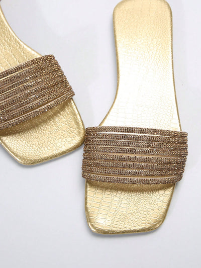 Glamorous Rhinestone Slipper Sandals: The Perfect Anti-Slip Summer Beach Footwear