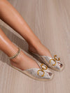 Dragonfly Embroidered Silver Flats: Add Glamour to Your Wardrobe