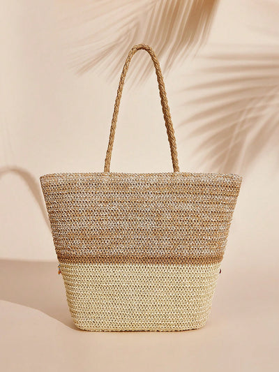 Woven Summer Beach Tote: Your Perfect Vacation Companion